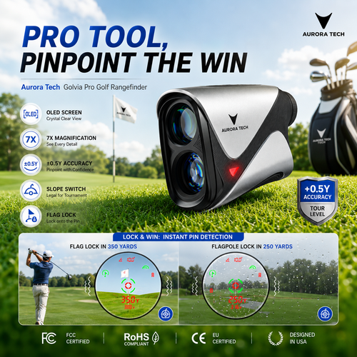 Golvia Pro Range Finder Golf 1200 Yards