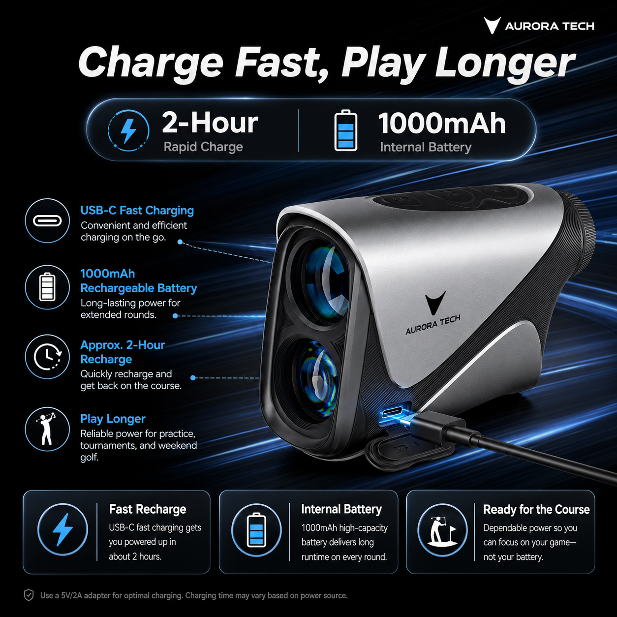 Golvia Pro Range Finder Golf 1200 Yards